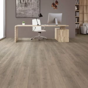 Mohawk Laminate home office Flooring | Cherry City Interiors and Design