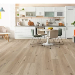 Luxury Vinyl in a kitchen with white cabinets | Affordable Flooring Warehouse